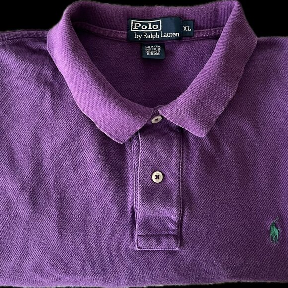 Polo Ralph Lauren Other - POLO Ralph Lauren Men's Purple Mesh/Piqué Knit Polo Shirt - Classic Fit XL